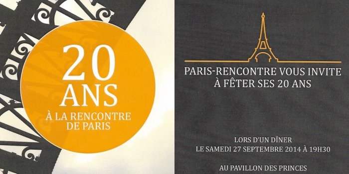 Les 20 ans de Paris-Rencontre